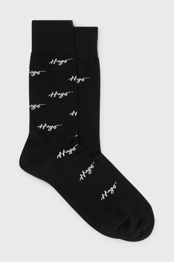SOCKS HUGO - 001 BLACK